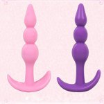 New Anal Sex Toys Men Women Silicone G-spot Jelly Butt Anal Plug Stopper Real Skin Feeling Sex Toy-20