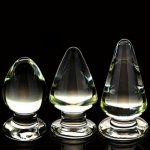 6cm Butt Plug Crystal Glass Anal Dilatation Double Purpose Anal Toys for Woman Women Men Couples Erotic Adults Sexy Products