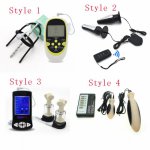 SM Play Adult Games ,Electro Shock Kit , Electric Shock Nipple Clamps Massagers Sets ,Anal Plug E-Stimulation Medical Sex Toys