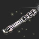 Double Headed Dildo Pyrex Glass Dildo Crystal Fake Penis Anal Butt Plug Female Male Adult Masturbation Sex Toy for Women Men Gay