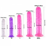 Umania Realistic Dildo Soft Jelly Penis with Strong Suction Cup Dick Toy for Adult G-spot Orgasm Sex Toys for Woman