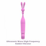 Woman Rabbit Vibrator G Spot Vagina Clitoris Nipples Silicone High Frequency Massager Female Masturbator Sex Toys For Women