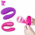 YUELV U Shape Wearable Vibrator G-spot Clitoris Vibrating Stimulation Vaginal Orgasm Anal Masturbation Adult Sex Toys For Women
