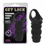 Penis Power Cage Cock Rings Delayed Covers Sex Toy For Man Dildos Sleeves Vagina Clitoris Stimulator Thicker Enlargement