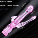 6 Speed Vibrators For Women Magic Wand Double Dildo Rabbit Vibrator Sex Toys For Woman Vibrador Clitoris Stimulator Sextoy Femme