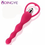 Dingye DINGYE Pink Sex Toys Vibrating Butt Plugs Plug  Vibrators For Men