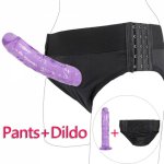Wearable Adjustable Strapon Dildo Panties For Lesbian Penis Strap On Harness Realistic Dildo Sex Toys for Women Sex Erotic Toys