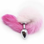 Fox, Sex Toy For Woman Adult Games Horsetail BDSM Bondage Anal Anus Plugs Prostate Massage Fox Tail Artificial wool S.S. Stimulator