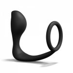 Relax Prostate Massager Soft Silicone  Waterproof Smooth Cockring Ass-Gasm Dildo Butt Plug Ring for Penis Adult Sex Toys for Men