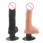 Single Vibration Mode Realistic Dildo G Spot Vibrator Clitoris Stimulation with Suction Cup Masturbation Toy for Women Couples