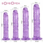 Erotic Soft Jelly Dildo Anal Butt Plug Realistic Dick Strong Suction Cup Adult Toys G-spot Orgasm Big Penis Sex Toys For Woman