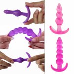 Anal Beads Jelly Anal Plug Butt Plug G-spot Massager Silicone Adult Sex Toys For Woman Men Gay Erotic Products Adults Couples
