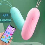 App Control Jumping Egg Vibrators Woman Masturbation Kegel Ball Vagina Balls Female Sex Masturbator Clitoris Stimulator Massager