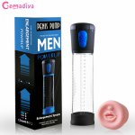 Penis Enlargement Vacuum Pump no Vibrator Penis Trainer Male Masturbator Penis Pump Automatic Penis Extender Sex Toys for Men