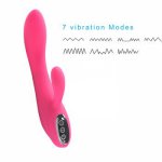 Yeain, YEAIN Super Rabbit Vibrator Sex Toys For Woman G Spot Clitoris Vaginal Dildo 7 Speed Silicone Waterproof Rechargeable Adult Good