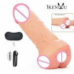 Soft Realistic Dildo Anal Channel Sex Toys For Men And Women Pocket Pussy Artificial Penis Sleeve Dildos Erotic Products iKenmu