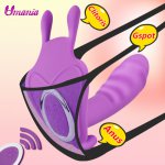 Wearable Dildo Vibrator for Women Masturbator G Spot Clitoris Stimulator Wireless Remote Control Panties Adult Sex toys