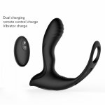 Waterproof Silicone Anal Sex Toy for Men Anal Butt Plug Prostate Massage Wireless Remote Control G Spot Gay Sex Toys for Couples