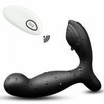 Silicone Prostate Massager Double Vibrators With Remote Control Anal G-Spot Stimulate Anal Plug Adult Products Sex Toys For Men