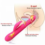 Tongue Vibrator G-Spot Adult Game Clitoral Rabbit Lifelike Rechargeable Multi Speeds Best Gifts Sex Toys For Woman Erotic