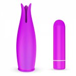 9 modes Flower Shaped Vibrators Silicone G Spot Clitoris Stimulator Women Masturbator USB Vagina Massage Bullet Vibrator Sex Toy