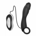 7 Frequency Wireless Anal Dildo Vibrator Remote Control Butt Plug Suction Cup Prostate Massage Anal Beads Sex Toys for Adults