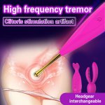 G-Spot Clitoris Vibrator Sex Toys for Adults Women Vagina Clit Nipple Anal Stimulator Body Massager Rod Female Masturbator