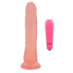 Big Realistic Dildo Strong Suction Cup Dick Penis 10 Speed Bullet Vibrators for Women Sex Toys  vibrator -40