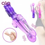 OLO Sex Toys for Women Dildo Vibrator Female Masturbator Rabbit Vibrator Clitoris Vagina Stimulator G-spot Massager Triple