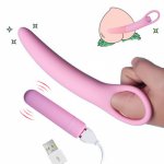10 Speed Finger Vibrator Charging Anal Anus Dilator G-Spot Prostate Stimulator Vibrator Adult Masturbator Sex Toys for Women Men