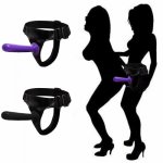 Dildo Vibrator Strap On Double Vibrating Penis for Women with Harness Belt Dildos for Lesbian Adult Sex Toys