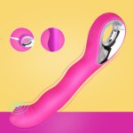 Silicone G Spot Vibrator USB Rechargeable Clitoral Stimulator Vibrating Dildo Wand Massager Adult Intimate sex toys for Women