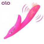 OLO Rabbit Heating Vibrator Dildo Vibrator APP Bluetooth Wireless Control Clitoris Stimulator G-spot Massager Sex Toys for Women