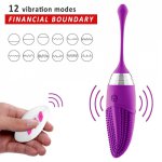 12 Vibration Modes Remote Vibrator Sex Toys For Woman Kegel Balls Vaginal Balls Vibrator Powerful Vibrator Clitoris Vaginal