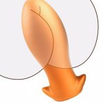Big Soft  Silicone Anal Plug Egg Anal Butt  Butt Plug Beads Anus Expansion Stimulator Prostate Massage  Sex Shop