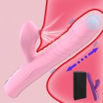 Automatic Telescopic Dildo Vibrator Clit Sucking Anal Vibrator G-Spot Vaginal Massage timulator Adult Toy For Woman Masturbation