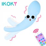 Ikoky, IKOKY Vibrating Egg Sex Toys for Women Vagina Clitoris Stimulator G-spot Massager Bluetooth Wireless Remote Control APP Vibrator