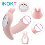 IKOKY Clitoris Stimulation Remote Control Wearable Panties Vibrator Sex Toys for Woman Waterproof Vagina Balls Vibrating Egg