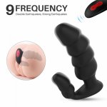 female Wireless Remote Vibrator Prostate Massager Anal Plug For Men Butte Plug Vibrating Male Masturbator Adult Sex Toys girl