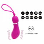 IKOKY 10 Speed Sex Toys for Women G-spot Massager USB Rechargeable Clitoris Stimulator Dildo Vibrator Wireless Remote Control
