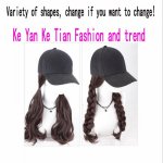 Japan Quadratic element wig for sex doll  ultra-thin invisible no trace wig Net red hat and wig integrated sex doll use