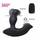 New 360°Rotating Big Anal Plug Peristaltic Male Prostate Massager G-Spot Stimulate Vibrator Buttplug Anal Sex Toys For Men