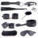 BDSM Restraint Bondage Set Sex Handcuffs Whip nipple clamps harness Sex Toy for Woman Adult SM Fetish erotic sex tools for women