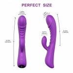 Women Dildo Heating Rabbit Vibrator Vaginal Clitoral Massager 9 Speed G Spot Vibrator for Female Masturbator Sex Toys for Women