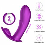 Wearable Butterfly Dildo Vibrator Women fashion Masturbator Clitoris Stimulator Wireless Remote Control Vibrator Adult Sex Toys