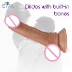 Upgrade Medical Grade Skin feeling Realistic Silicone Flexible Dildo Huge Big Penis With Suction Cup Woman Female Masturbation