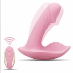 Wearable Butterfly G Spot Clitoris Stimulat & Wireless Vibrating Dildo Sex Toy Women Vibrator Panties Vibrator for Woman