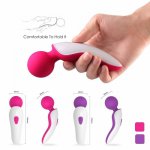 9 Speeds Powerful Magic Wand Vibrator USB Charging Clitoris Stimulator Vaginal Massager Adult Sex toys for Women Masturbator