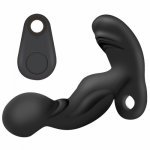 Remote Anal Plug Vibrator Silicone Male Prostate Massager Butt Plug Anus Vibrating Sex Toy For Men G-Spot Stimulate Sex Product