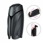 Black warrior Penis Exerciser Massager Male Masturbator Aircraft Cup Silicone Vagina Soft Tight Sex Pocket Pussy Adult Sex Toys